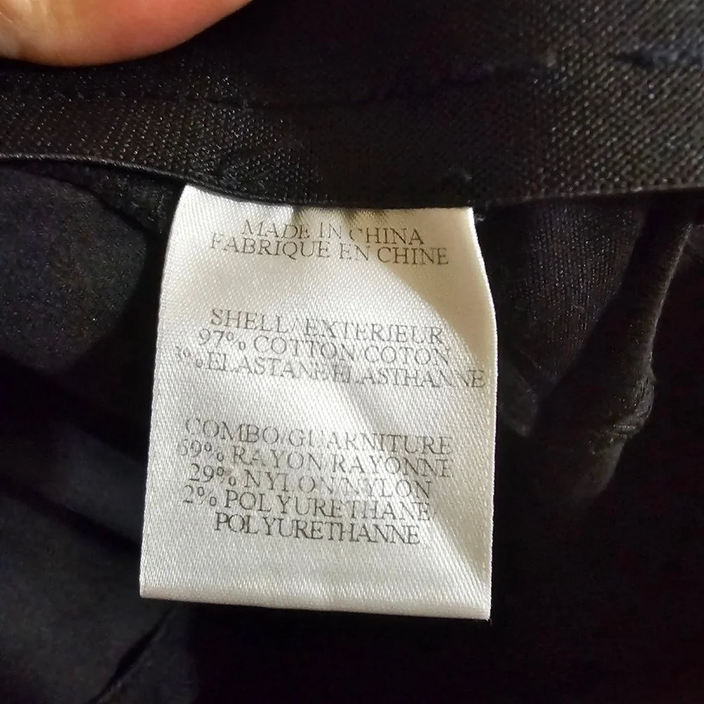 Helmut Lang Black Leggings Pants Womens Size S